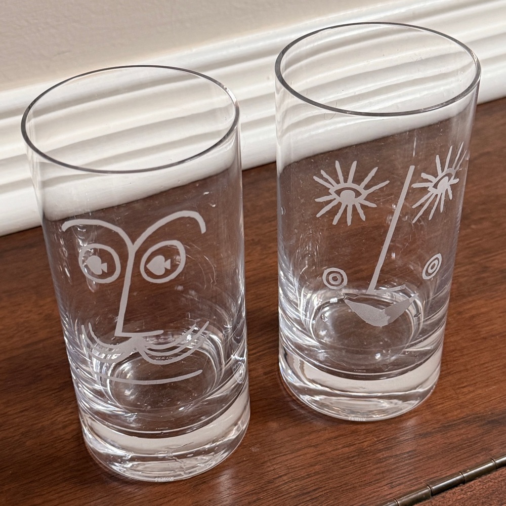 Kate Spade New York “Two of a Kind” Highball Glasses by Lenox Crystal
